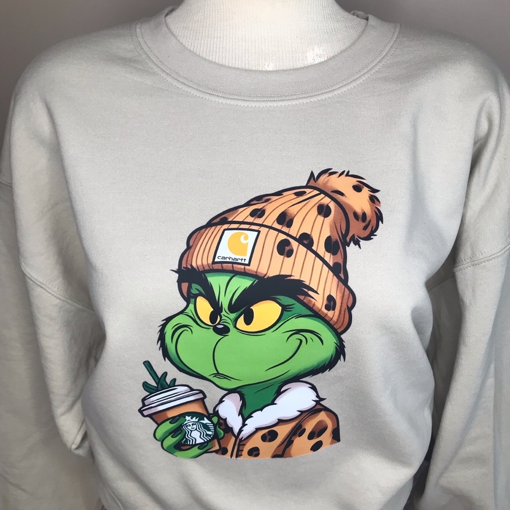 Grinch Sweatshirt Size Small - Picture 2 of 3